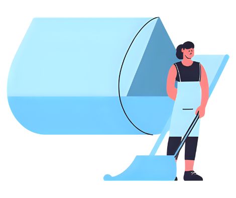 ניקוי קרקעית בריכה